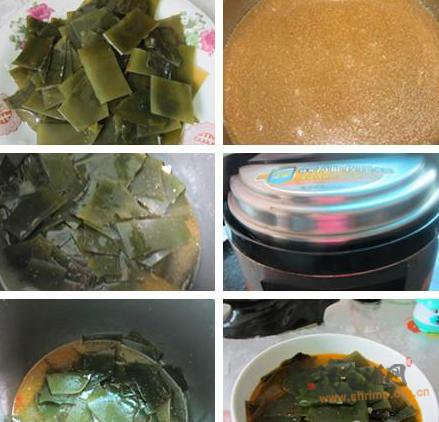 高汤炖海带的做法