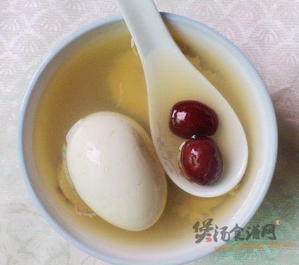 当归红枣鸡蛋汤的做法