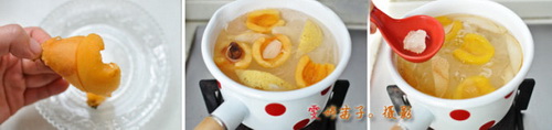 枇杷雪梨银耳百合甜汤的做法