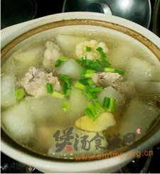 筒骨玉米冬瓜汤的做法
