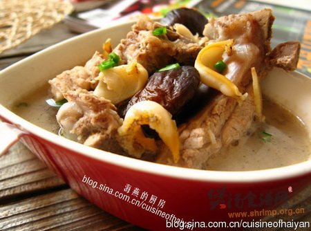香菇龙骨煨鲍鱼的做法