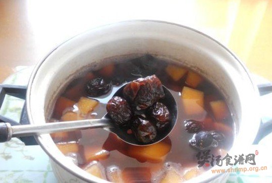 木瓜红豆甜汤的做法