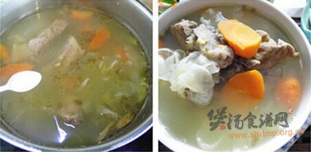 绿豆银耳猪骨汤的做法
