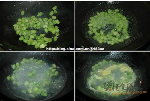 蚕豆蛋花汤的做法