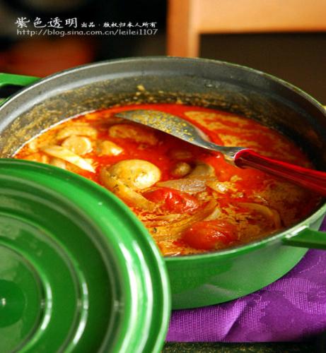 红咖喱鸡肉杂蔬的做法