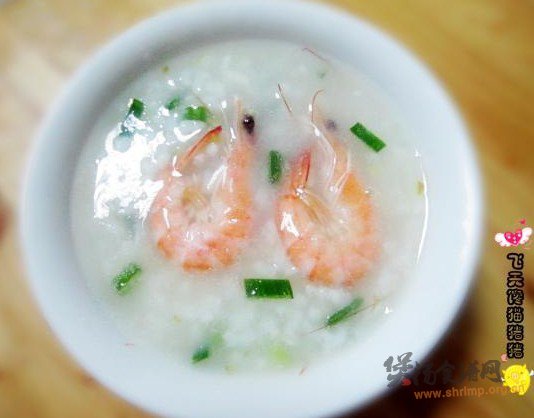 美味鲜虾粥的做法