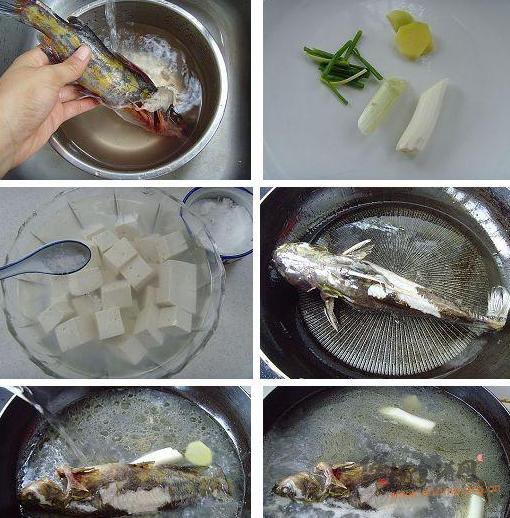 嘎鱼炖豆腐的做法