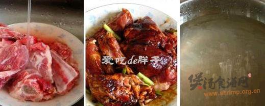 排骨粉皮炖馄饨的做法