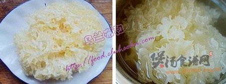 双枣杞果银耳羹的做法