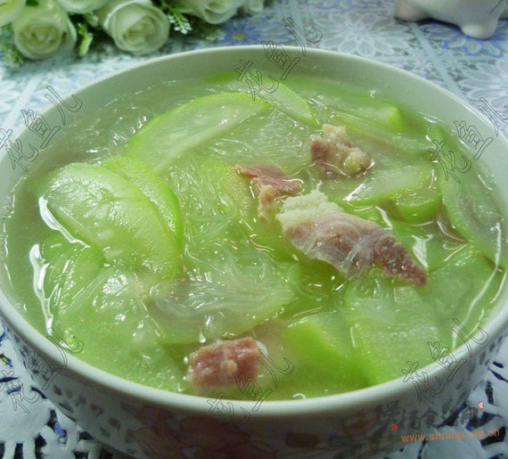 夜开花咸肉粉丝汤的做法