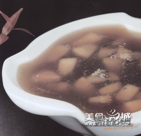 绿豆百合哈密瓜甜汤的做法