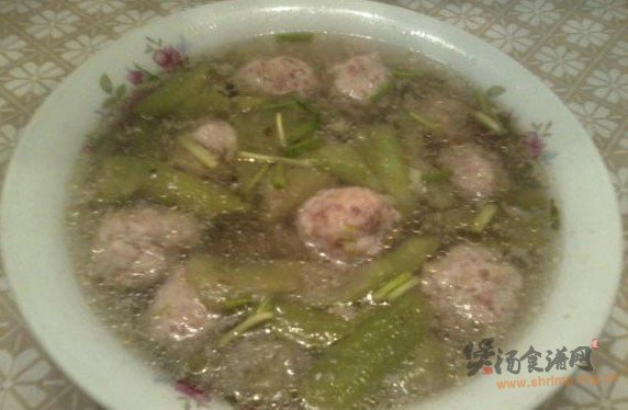 丝瓜肉圆汤的做法