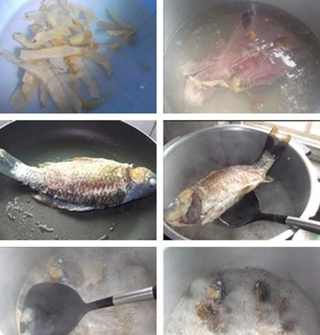 玉竹无花果煲鲫鱼的做法