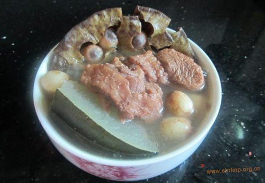 莲蓬冬瓜煲水鸭的做法