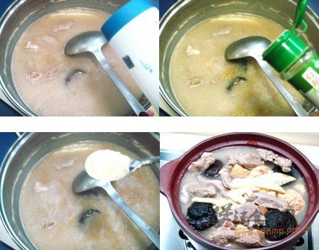 砂锅羊汤什锦的做法