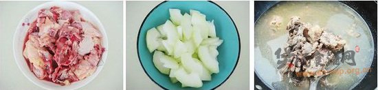 冬瓜鸡架汤的做法