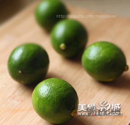 蜜渍青柠檬的做法