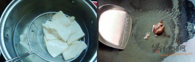 豆腐猪血汤的做法