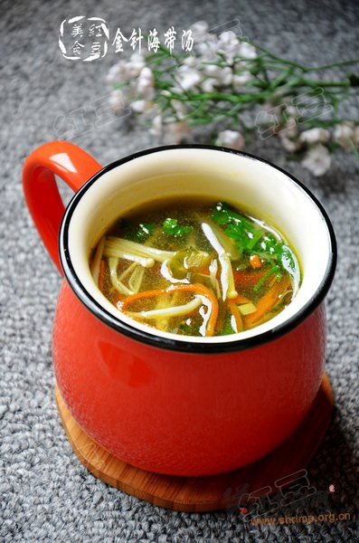 金针菇海带汤的做法