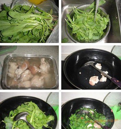 茼蒿汤的做法