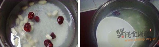 花生红枣蛋糊粥的做法