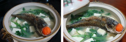 西洋菜豆腐煲鱼汤的做法