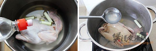 椰汁芸豆鸡汤的做法