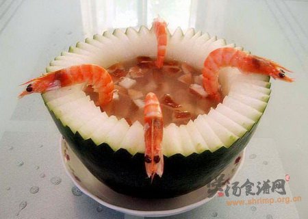 海鲜冬瓜盅的做法