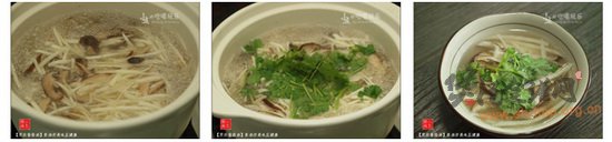 茭白香菇汤的做法