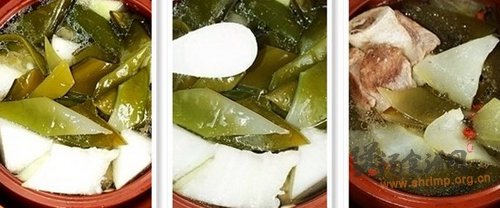 裙带冬瓜大骨汤的做法