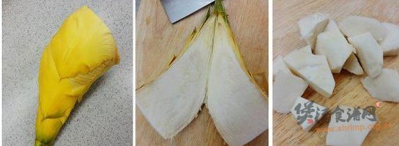 鲜笋鸭腿煲的做法