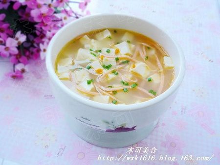 蟹黄豆腐羹的做法