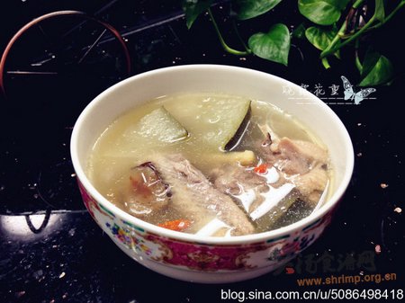 清凉冬瓜煲水鸭的做法