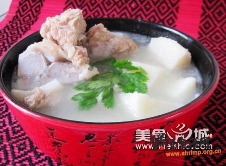 (图)山药排骨汤的做法