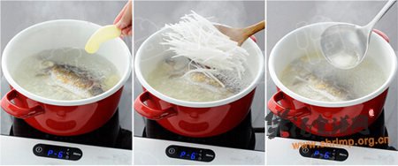 (图)鲫鱼萝卜煲的做法