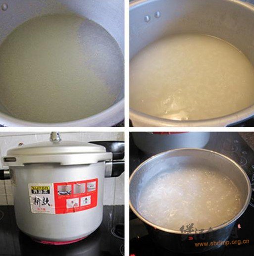 生滚咸蛋瘦肉粥的做法