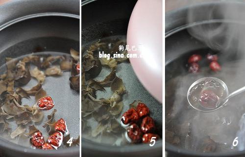 黑木耳红枣汤的做法