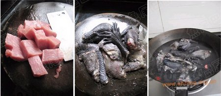 (图)花旗参乌鸡汤的做法