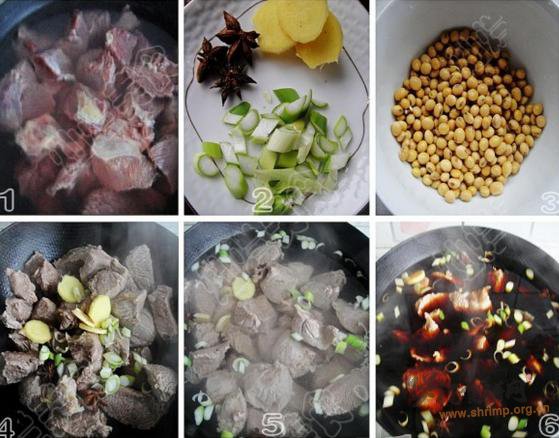 黄豆炖牛肉的做法