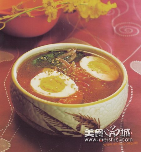 番茄牛肉菠菜汤的做法