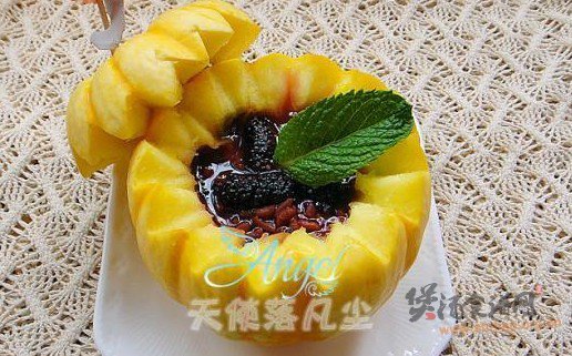 太阳果桑葚粥的做法