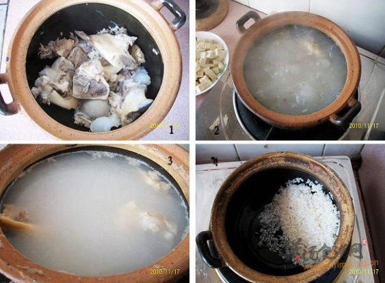 土匪的骨汤粥的做法