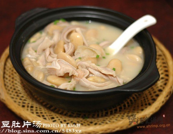 芸豆肚片汤的做法