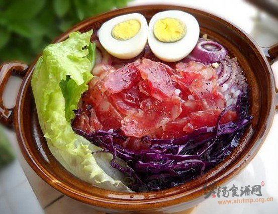 甘蓝煲仔饭的做法