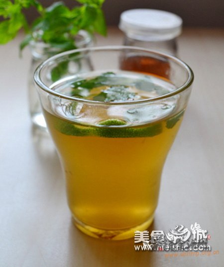 薄荷青桔茶的做法