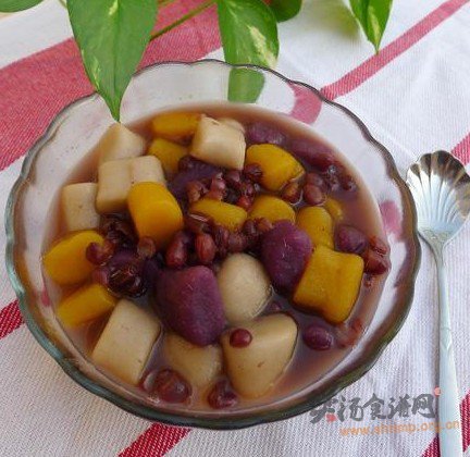 红豆芋圆汤的做法