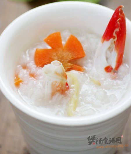 花蟹粥的做法