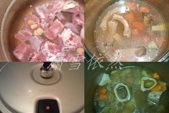 山药牛腩炖牛骨的做法