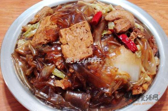猪肉白菜豆腐炖粉皮的做法