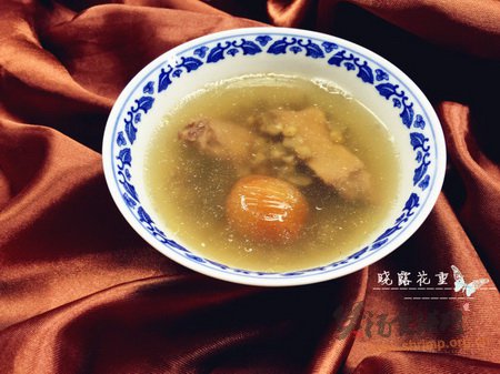(图)鸽子绿豆汤的做法